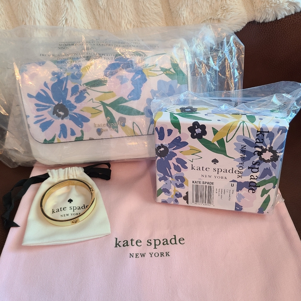 *SALE* Kate Spade Madison Floral Crossbody, Cardholder, & Bracelet NWT/Dustbags